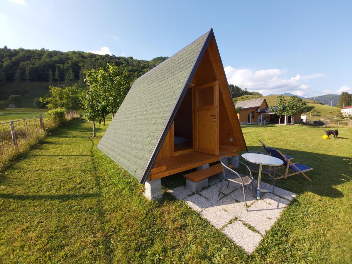 Glamping Hiske Petrin Hotel Tolmin Bagian luar foto
