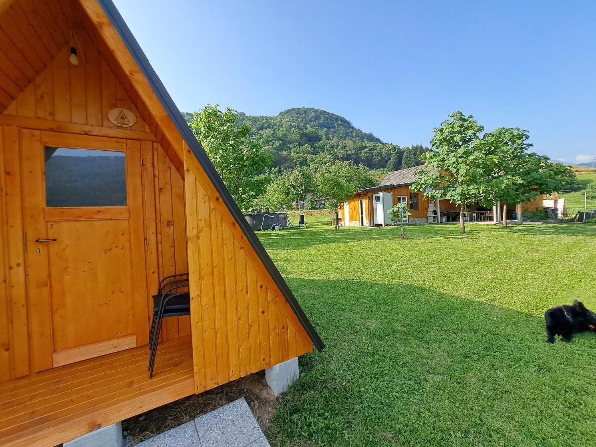 Glamping Hiske Petrin Hotel Tolmin Bagian luar foto
