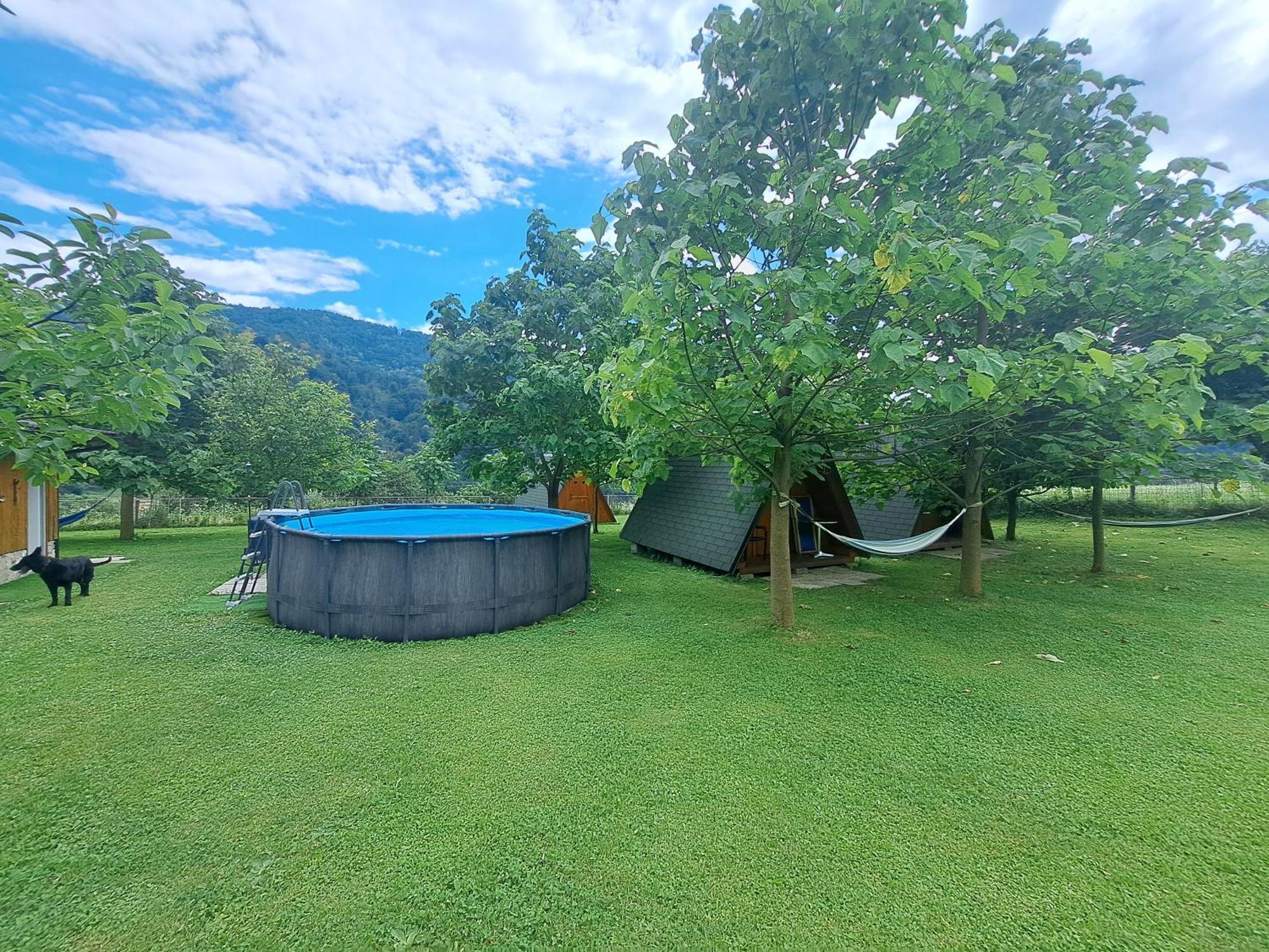 Glamping Hiske Petrin Hotel Tolmin Bagian luar foto