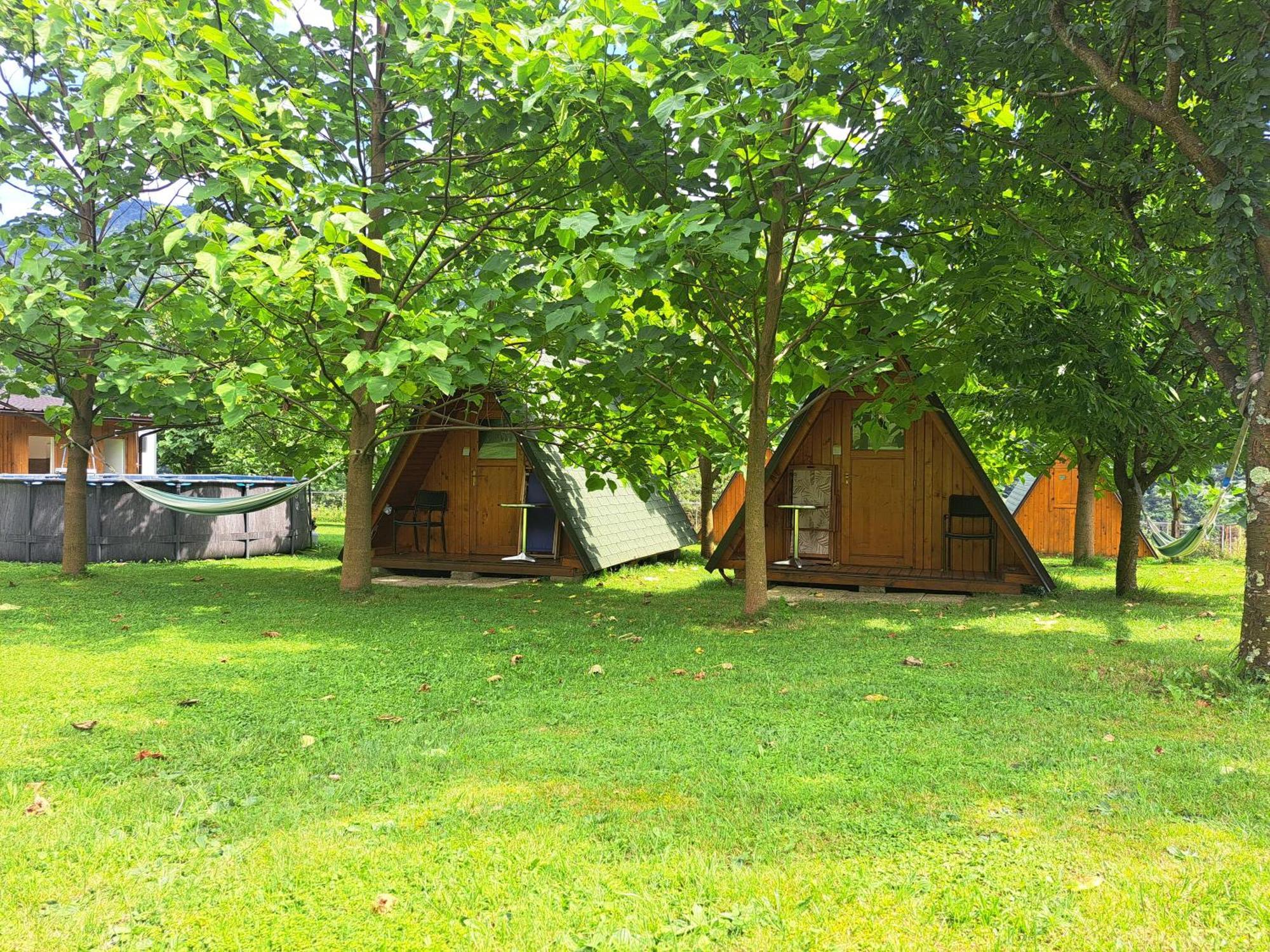 Glamping Hiske Petrin Hotel Tolmin Bagian luar foto